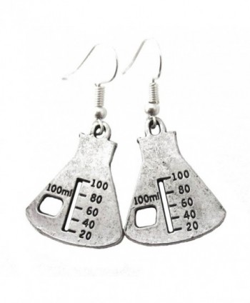 Science Flask Dangle Earrings - C6186Y2HO5D