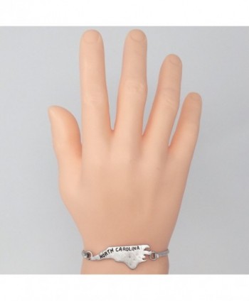 State Bangle Bracelet Carolina Silver