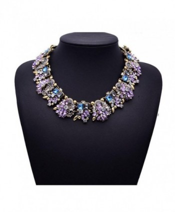 Ziye Shop Colorful Rhinestone Necklace