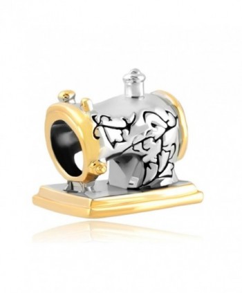 Vintage Sewing Machine Love Lovely Sale Cheap Jewelry Beads Fit Pandora Charms Bracelets - CI128DRLBDX