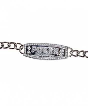 SILVER CHAMPION BRACELET Swarovski Crystal