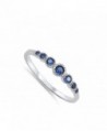 Womens Simulated Sapphire Sterling Silver