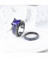 Sapphire Engagement Ring Halo Wedding in Women's Wedding & Engagement Rings