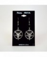 Baphomet Satanic Inverted Pentagram Earrings in Women's Drop & Dangle Earrings