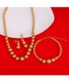 Gold Ethiopian Jewelry Earrings Necklace