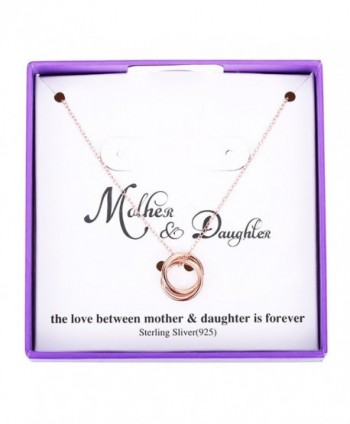 Daughter Necklace%EF%BC%8CDouble Necklace Two Circle Necklace%EF%BC%8C16