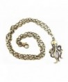 Octopus Charm Necklace Antique Overlay