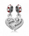 JMQJewelry Heart Wife Love Husband Valentine's Day 12 Colors Birthstone Charms For Bracelets - CR182A397IZ