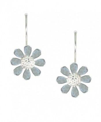 Bali Sky Sterling Silver Wire Daisy Drop Earrings D104 - C612NZ6NUYT