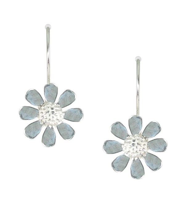 Bali Sky Sterling Silver Wire Daisy Drop Earrings D104 - C612NZ6NUYT