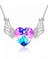 Crystals Swarovski Necklace Daughter Anniversary - Purple - CY18027KNLO