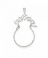 Sterling Silver Heart Charm Holder - CH113PTBEC3