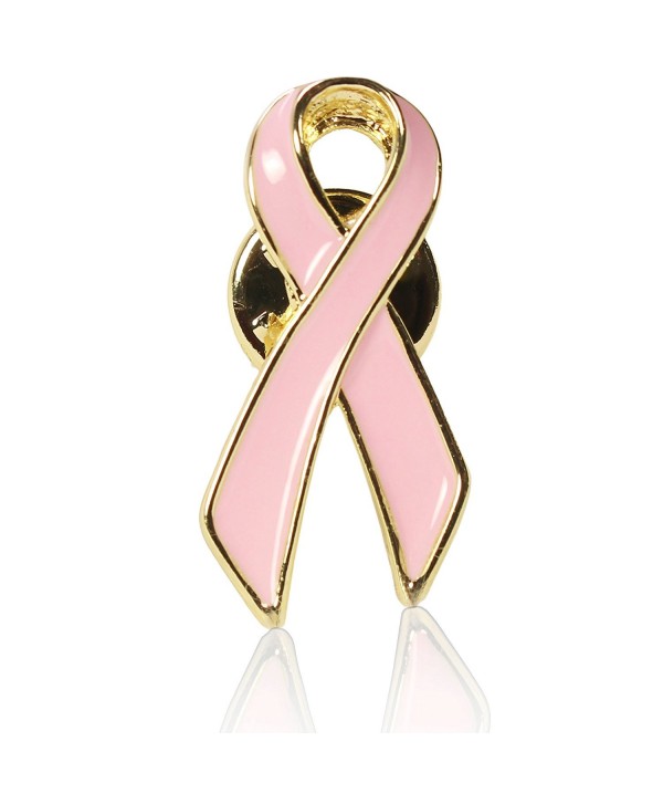 Official Breast Cancer Awareness Pink Lapel Pin - 10- 50- 100 Units - CB183S4KENE