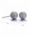 Lureme Classic Gunmetal Earrings er005463