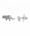 Lux Accessories Dinosaur Jurassic Earring in Women's Stud Earrings