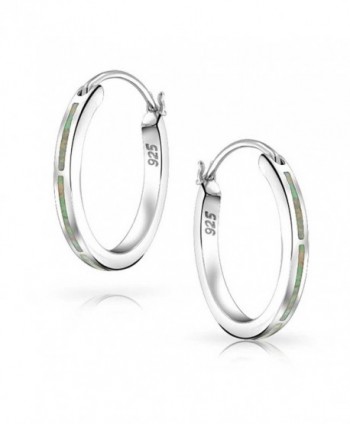 Bling Jewelry Synthetic Earrings Rhodium