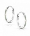 Bling Jewelry Synthetic Earrings Rhodium