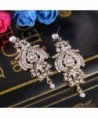 BriLove Inspired Chandelier Earrings Gold Tone in Women's Drop & Dangle Earrings