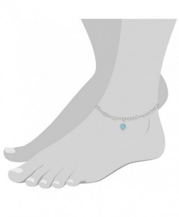 SilberDream anklet frosted Sterling SDF011H