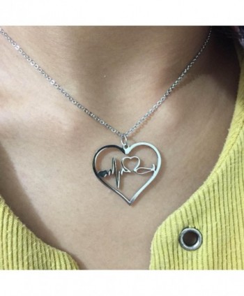 Nurse Gifts Jewelry Heartbeat Necklace