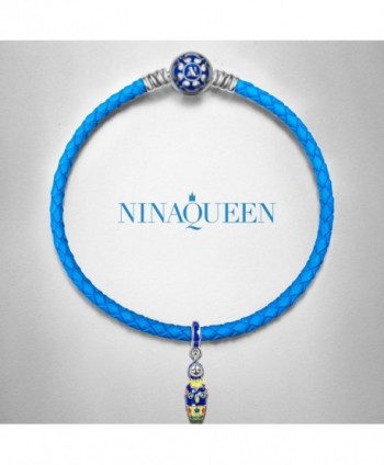 NinaQueen Matryoshka Sterling Christmas Anniversary in Women's Charms & Charm Bracelets