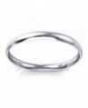 Solid White Gold Plain Wedding in Women's Wedding & Engagement Rings
