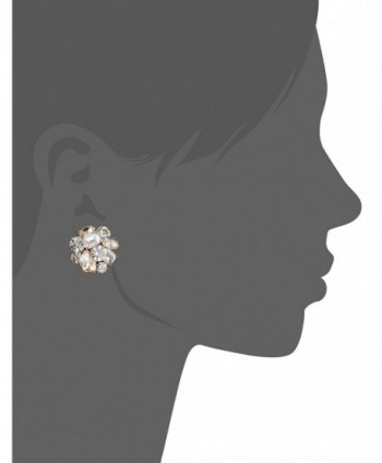 kate spade Cluster Clear Earrings