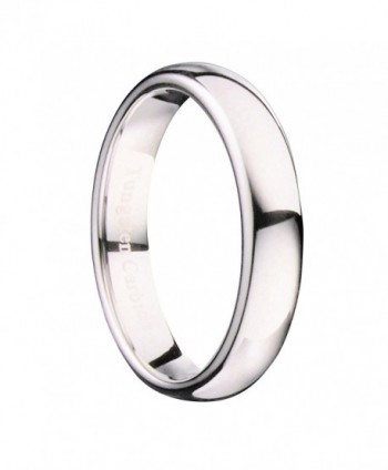 MJ Polished Comfort Tungsten Carbide in Women's Wedding & Engagement Rings