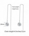 Zirconia LicLiz Threader Earrings Sparkling