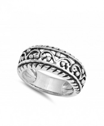 Filigree Statement Sterling Silver RNG17387 8