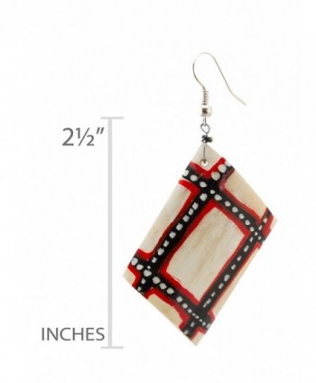 Maisha Beautiful African painted Earrings