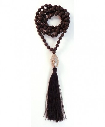 Buddha Head 108 Prayer Bead Mala - C611GN5YCT3