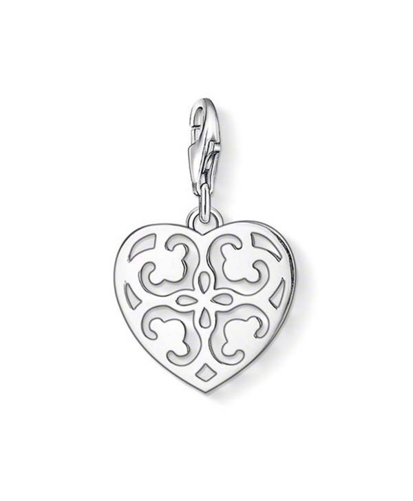 Thomas Sabo Heart Charm- Sterling Silver - CR11KPPI1PN