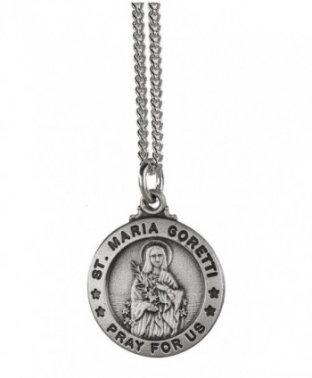 Goretti 4 inch Pewter Pendant Necklace