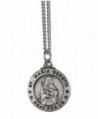 Goretti 4 inch Pewter Pendant Necklace