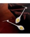 GULICX Glamour Teardrop Earrings Jewelry in Women's Drop & Dangle Earrings