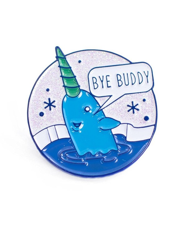 Bye Buddy Enamel Pin Mr Narwhal Pin - CZ185HCMNEK