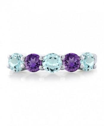 Aquamarine Amethyst Sterling Gemstone Available