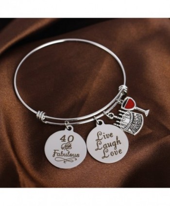 Birthday Bangles Charms Bangle Bracelets in Women's Bangle Bracelets