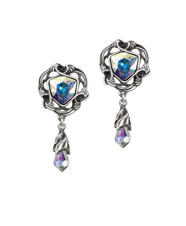 Empyrian Eye: Tears From Heaven Pair of Earrings by Alchemy Gothic - CJ11Q64S41X