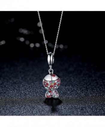 BAMOER Sterling Pendant Sparkling Zirconia in Women's Pendants