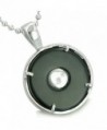 Medallion Amulet Simulated Pendant Necklace in Women's Pendants