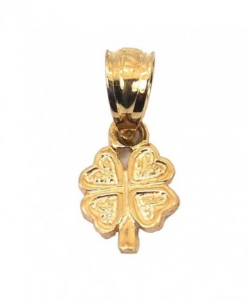 Four Leaf Clover Charm 14k Gold 9mm - C7111Q1MJUD