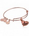 Alex and Ani Womens Path Of Symbols - Love IV Charm Bangle - Rose Gold - CK1874T9DZC