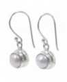 NOVICA Cultured Freshwater Sterling Earrings in Women's Drop & Dangle Earrings