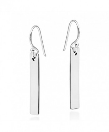 Modern Rectangle Fashion Sterling Earrings