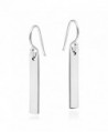 Modern Rectangle Fashion Sterling Earrings