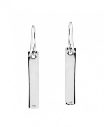 Modern Rectangle Fashion Sterling Earrings in Women's Drop & Dangle Earrings