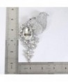 EVER FAITH Rhinestone Squirrel Silver Tone in Women's Brooches & Pins