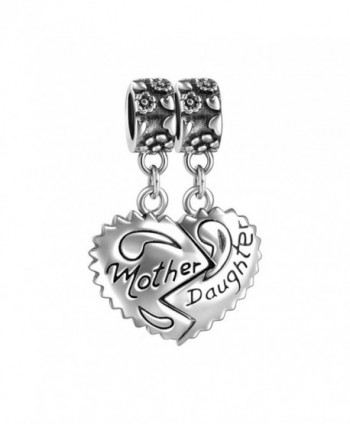 SOUFEEL 925 Sterling Silver Fit European Bracelets Mother Daughter Dangle Charm European Bracelets Compatible - CZ11NZN8LG1